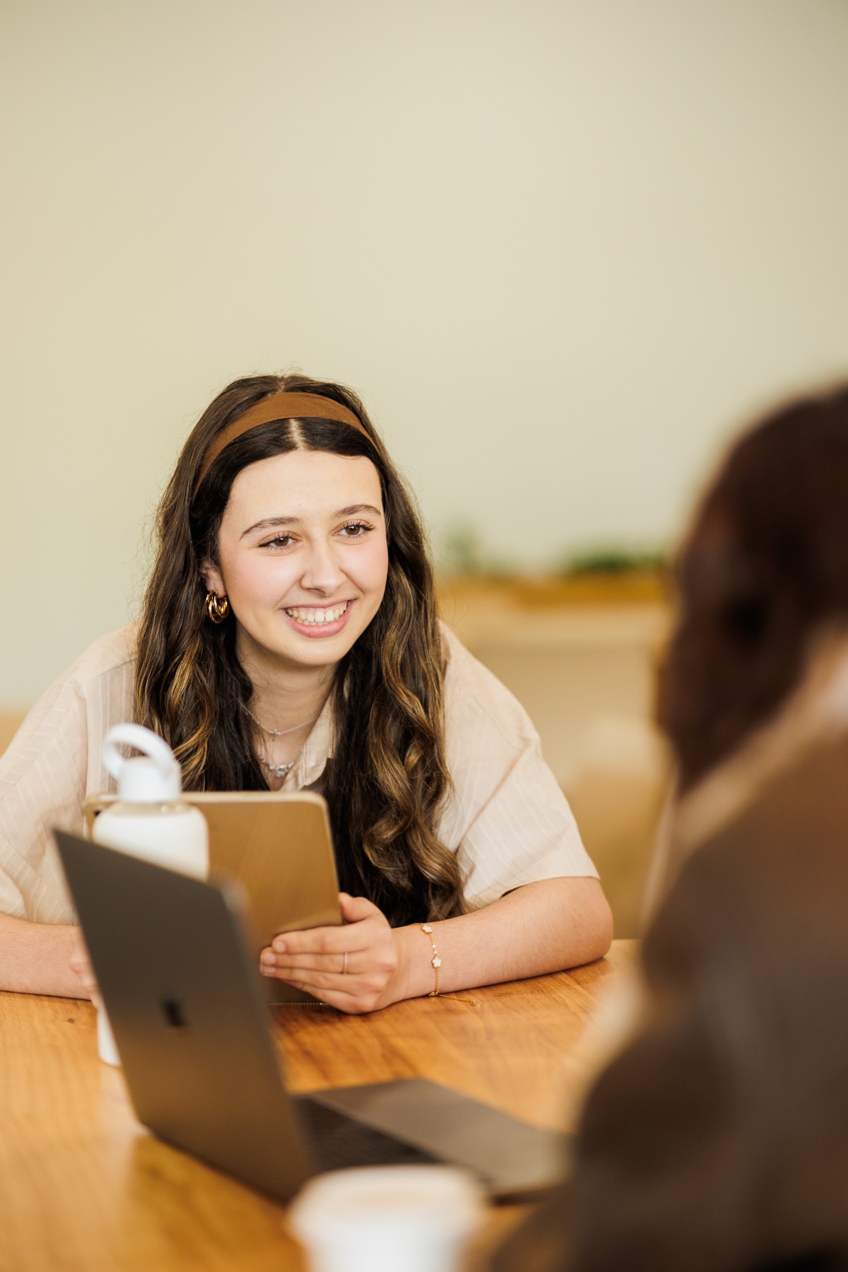 A student studying at a Local Church College session